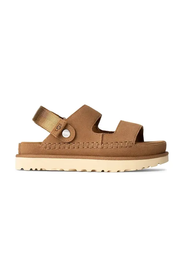 UGG Natikači iz semiša UGG Goldenstar Glide