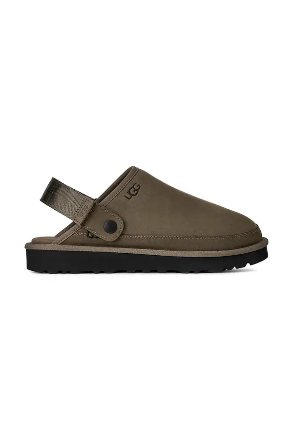 UGG Natikači iz semiša UGG M Goldencoast Clog II Nubuck
