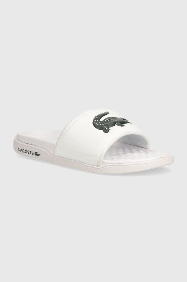 Lacoste Natikači Lacoste Croco Dualiste ženski, bela barva, 43CFA1001