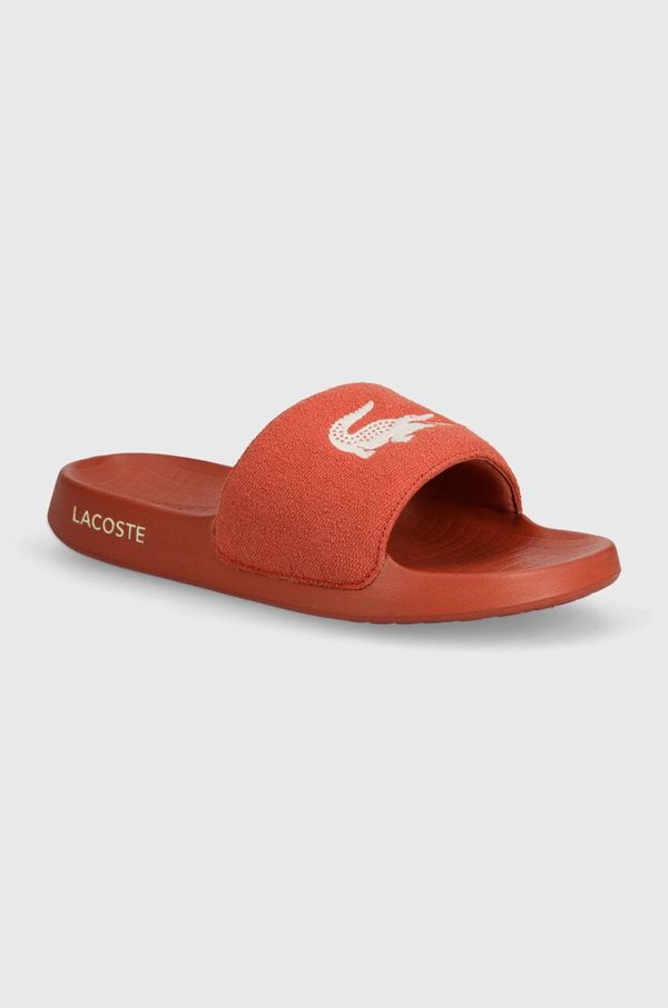 Lacoste Natikači Lacoste Serve moški, oranžna barva, 47CMA0013