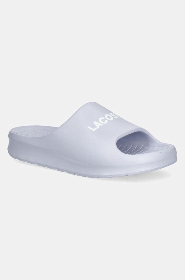 Lacoste Natikači Lacoste Serve Slide 2.0 ženski, vijolična barva, 47CFA0020