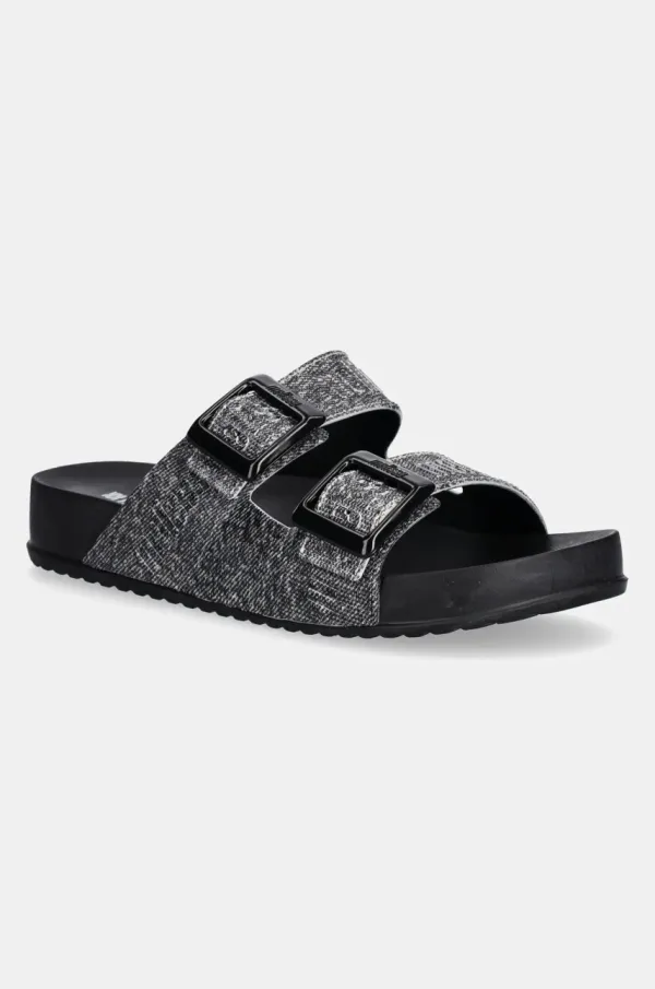 Melissa Natikači Melissa COZY M LOVER SLIDE DENIM ženski, črna barva, M 36146