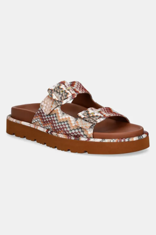 Missoni Natikači Missoni Clea ženski, rjava barva, MWF111_064