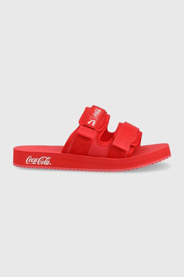 Puma Natikači Puma Puma X Coca Cola rdeča barva