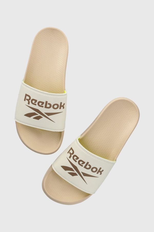 Reebok Natikači Reebok ženski, bež barva