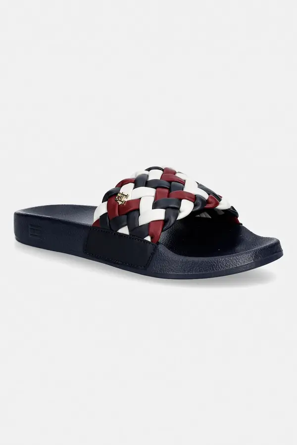 Tommy Hilfiger Natikači Tommy Hilfiger TH CORNROW POOL SLIDE
