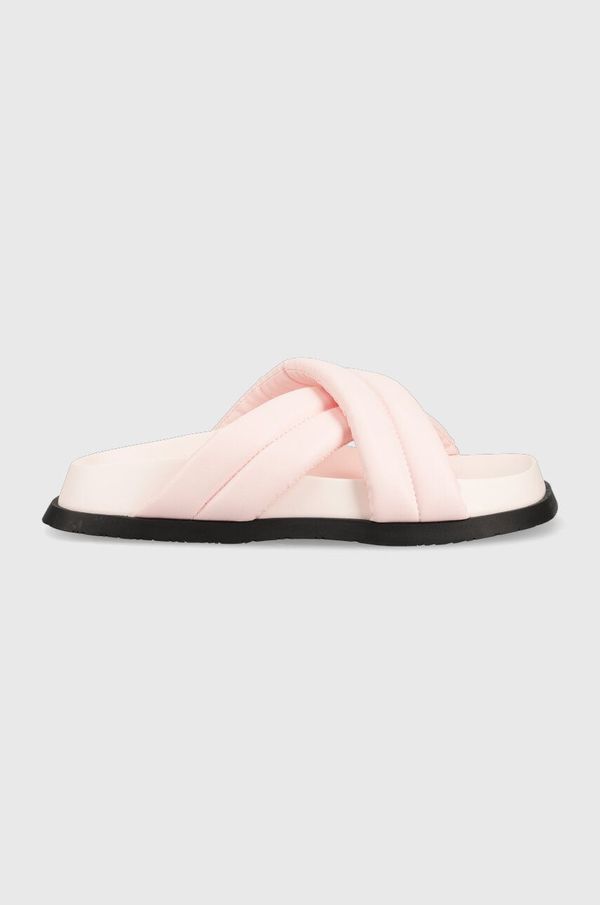 Tommy Jeans Natikači Tommy Jeans FANCY PADDED SANDAL ženski, roza barva, EN0EN02175