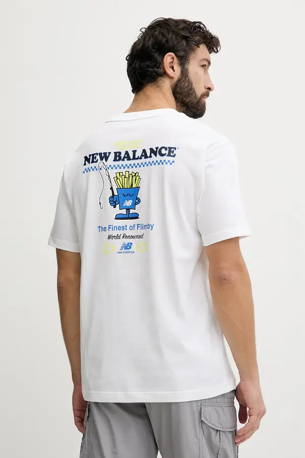 New Balance New Balance kratka majica moška bombažna Fish and Chips