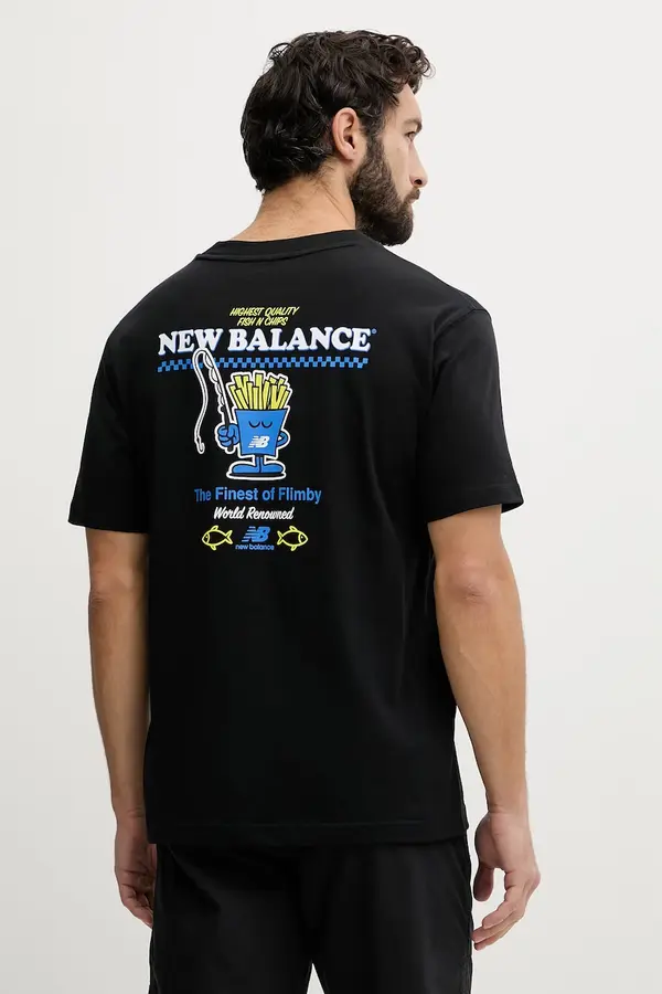 New Balance New Balance moška bombažna kratka majica Fish and Chips