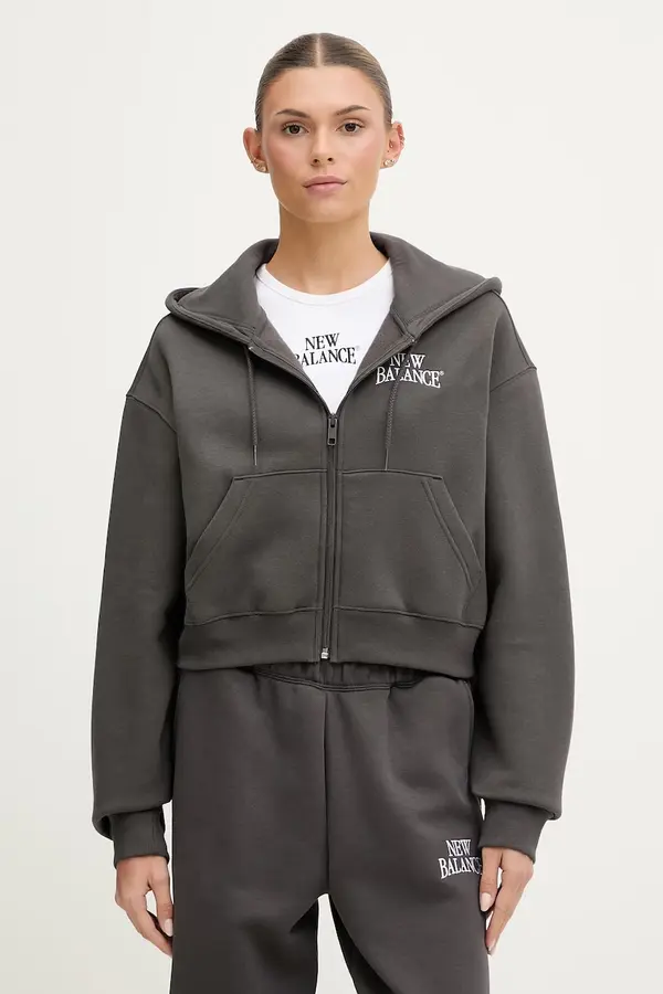 New Balance New Balance ženski pulover s kapuco Fleece Full Zip