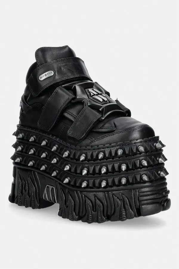 New Rock New Rock CRUST NEGRO NEGRO, FIRE CASCO superge ženske usnjene