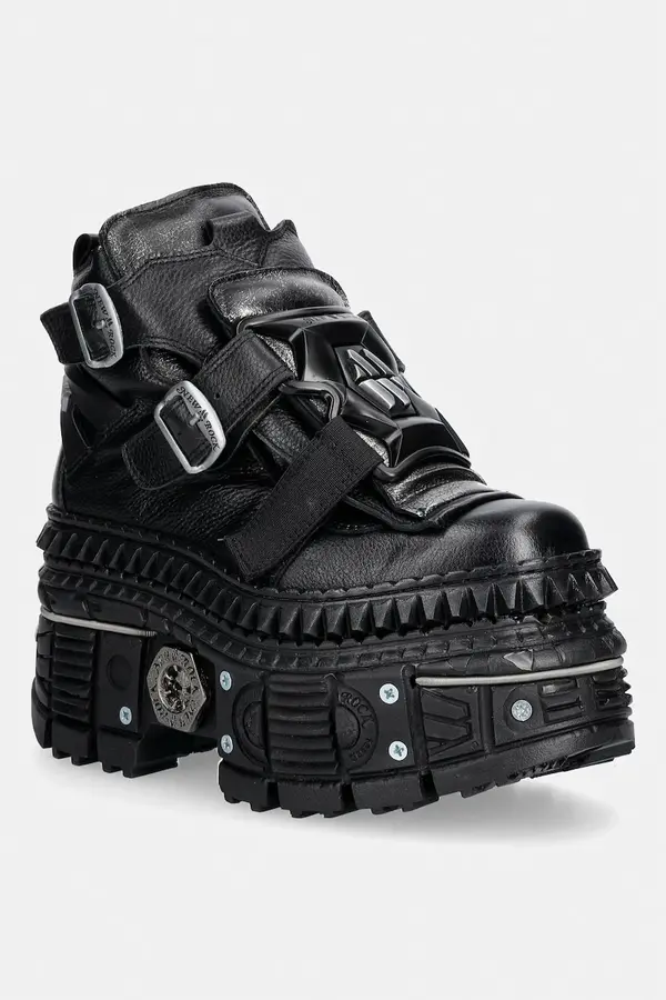 New Rock New Rock LUXOR NEGRO, BOX PLANE, TANK CASCO superge ženske usnjene