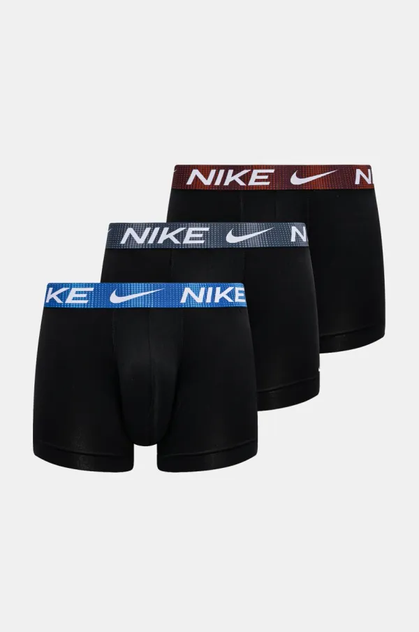 Nike Nike boksarice 3-pack moške, črna barva, 0000KE1157