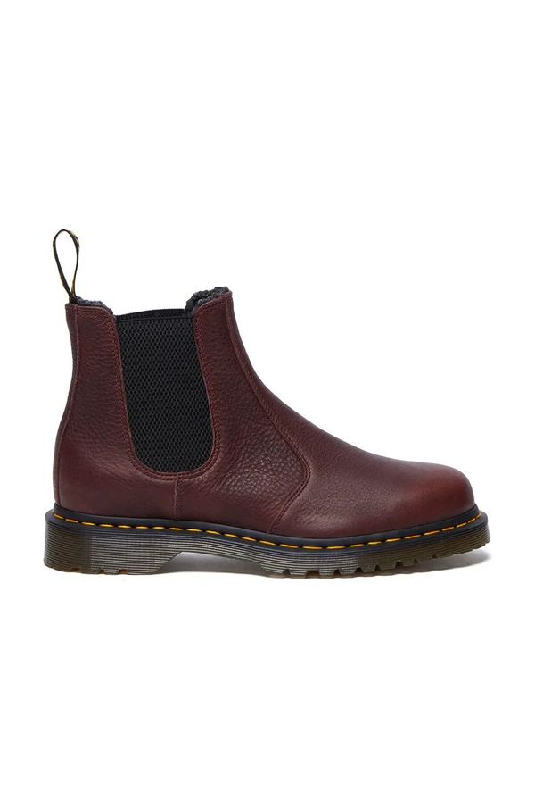 Dr. Martens Nizki škornji Dr. Martens 2976 WL ženski, bordo barva, DM31874600