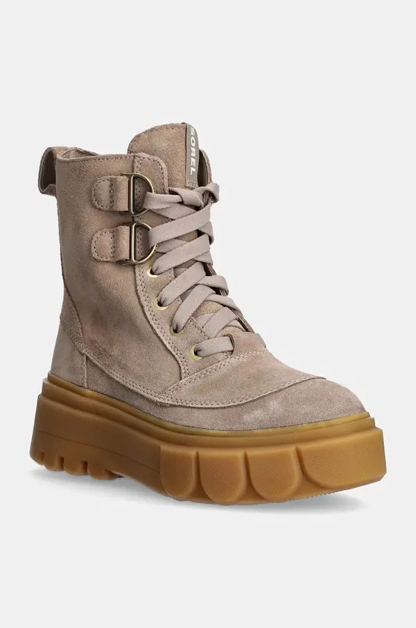 Sorel Nizki škornji iz semiša Sorel CARIBOU X BOOT LACE WP