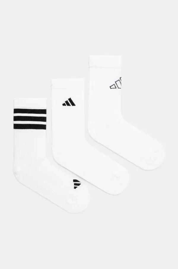 adidas Nogavice adidas 3-pack bela barva, JI6316