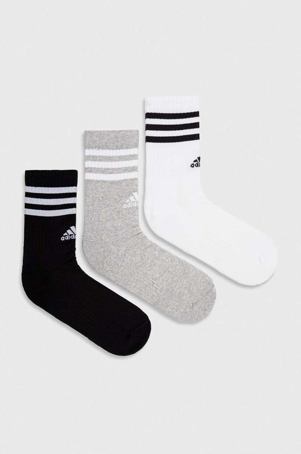 adidas Nogavice adidas 3-pack bela barva