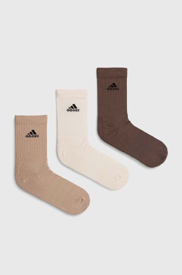 adidas Nogavice adidas 3-pack bež barva, IC1315