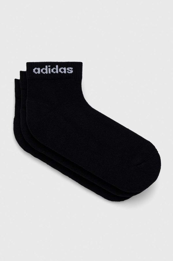 adidas Nogavice adidas 3-pack črna barva