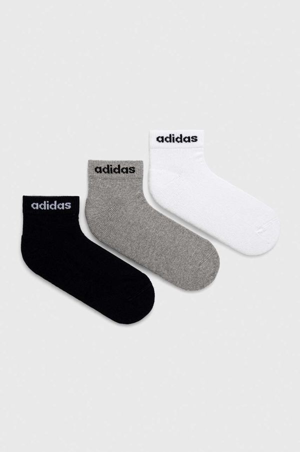 adidas Nogavice adidas 3-pack črna barva