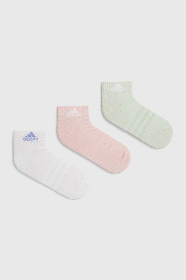 adidas Nogavice adidas 3-pack ženske, bela barva, IZ0108