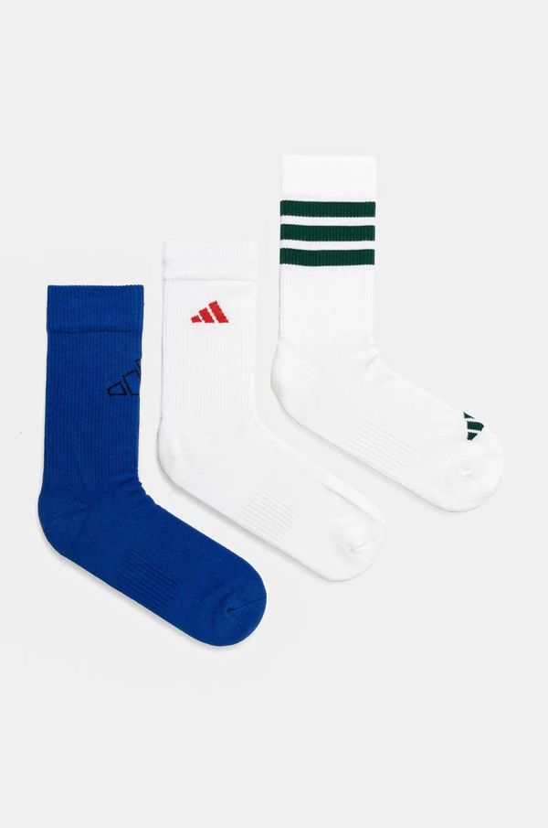 adidas Nogavice adidas LOGO PACK 3PP 3-pack bela barva, JD5831