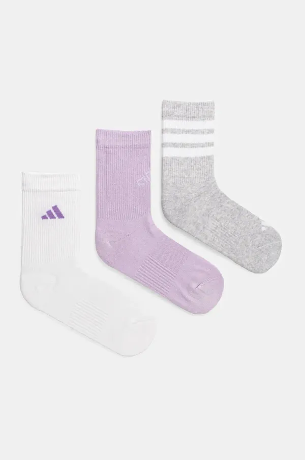 adidas Nogavice adidas LOGO PACK 3PP 3-pack siva barva, JD5829