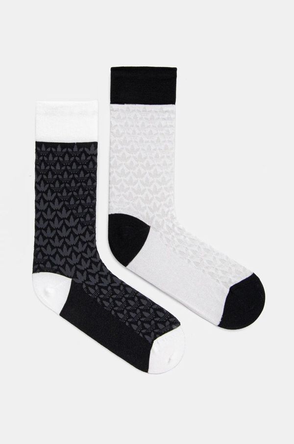 adidas Originals Nogavice adidas Originals 2-pack črna barva, JC8631