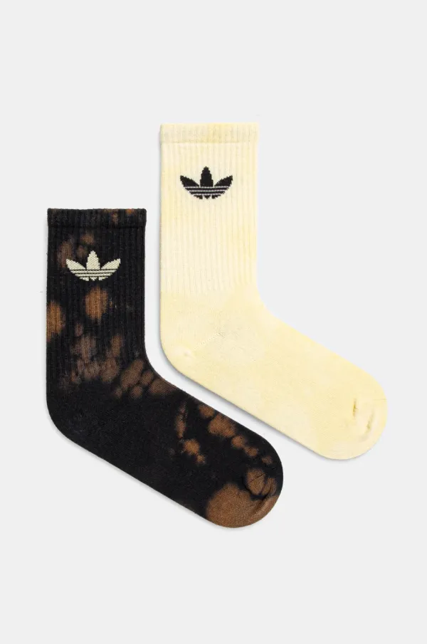 adidas Originals Nogavice adidas Originals 2-pack rjava barva, JC8636