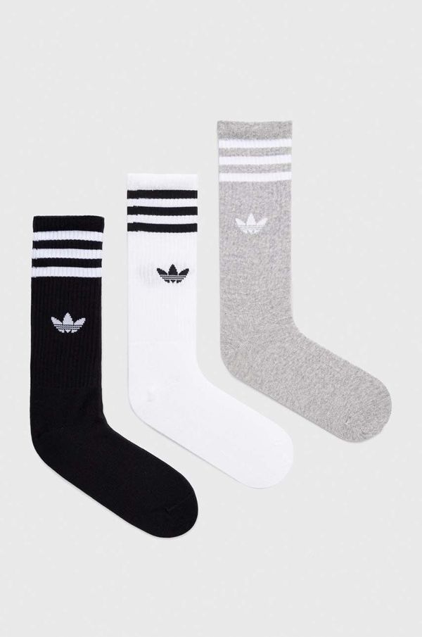 adidas Originals Nogavice adidas Originals 3-pack bela barva IU2653