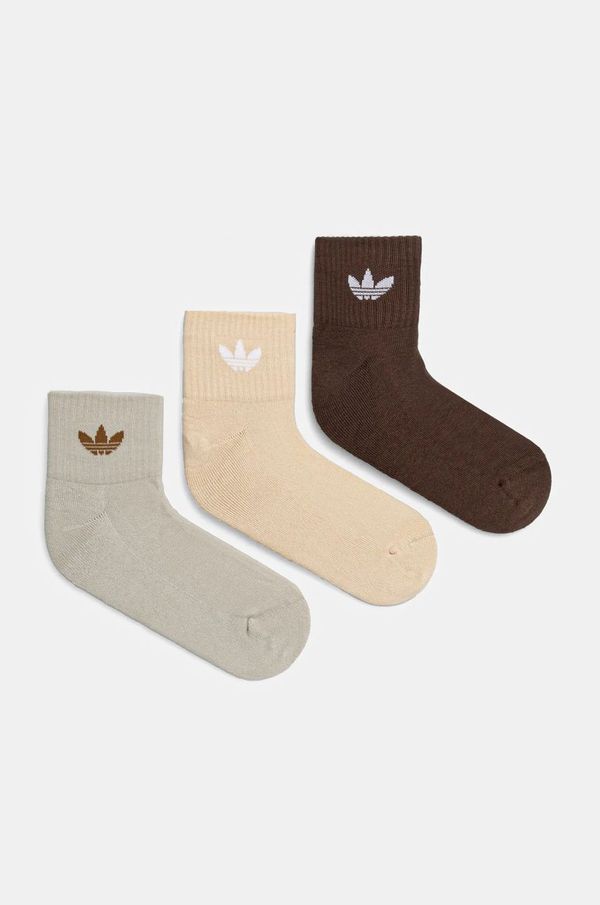 adidas Originals Nogavice adidas Originals 6-pack bež barva, IX5278