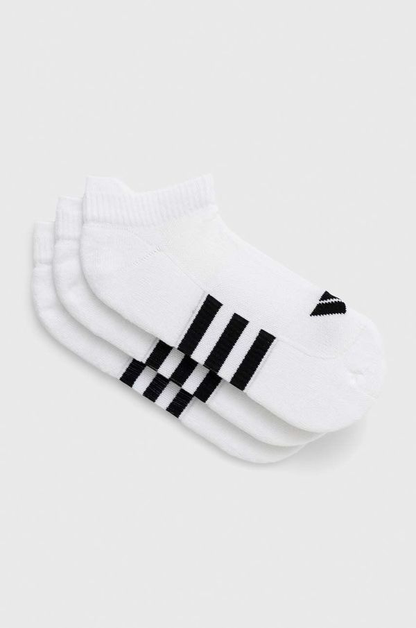 adidas Performance Nogavice adidas Performance 3-pack bela barva