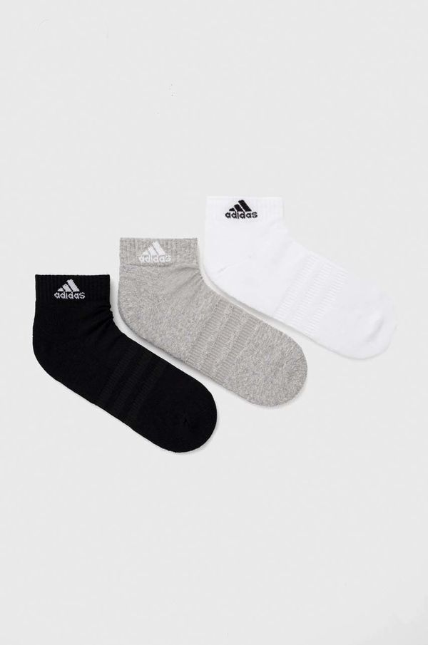 adidas Nogavice adidas Performance 3-pack bela barva