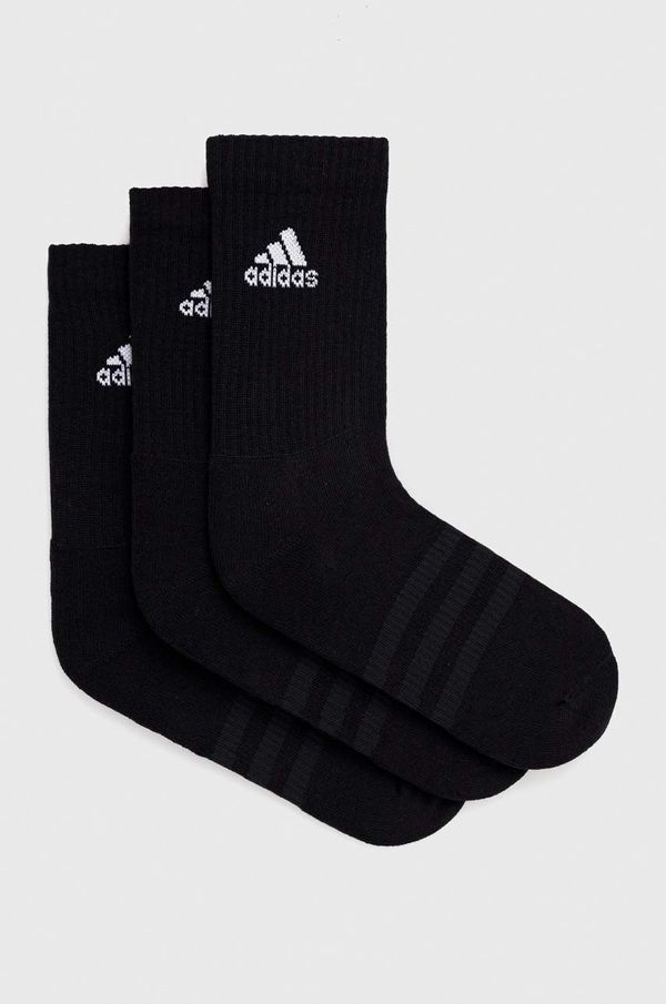 adidas Nogavice adidas Performance 3-pack C SPW CRW 3P črna barva IC1310