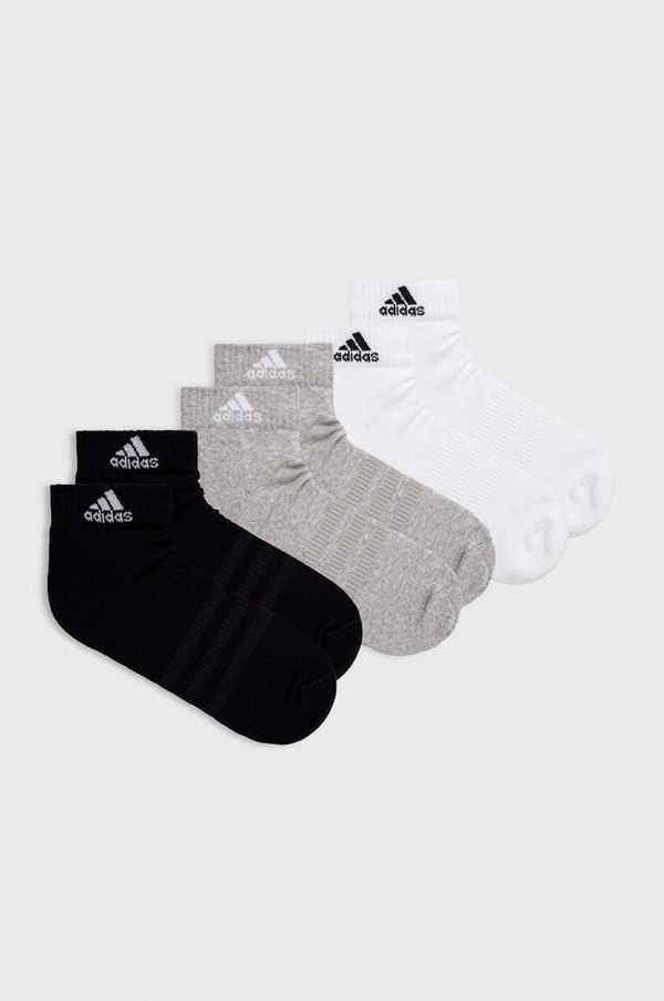 adidas Performance Nogavice adidas Performance 6-pack bela barva