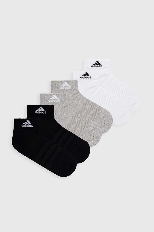 adidas Performance Nogavice adidas Performance 6-pack bela barva