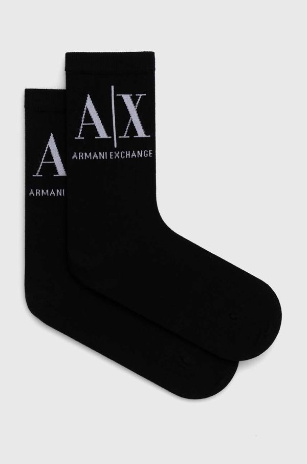 Armani Exchange Nogavice Armani Exchange ženske, črna barva, 946020 CC401