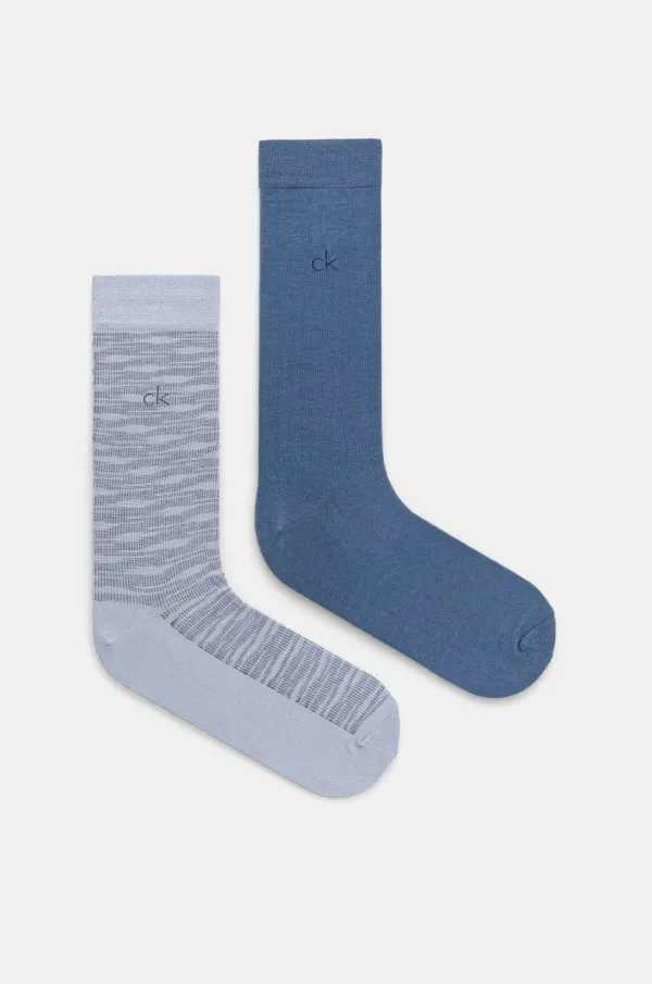 Calvin Klein Nogavice Calvin Klein 2-pack moške, 701231365