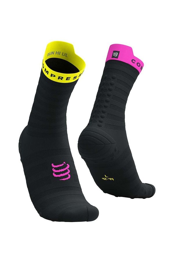 Compressport Nogavice Compressport Pro Racing Socks v4.0 Ultralight Run High - White/Alloy XU00050B