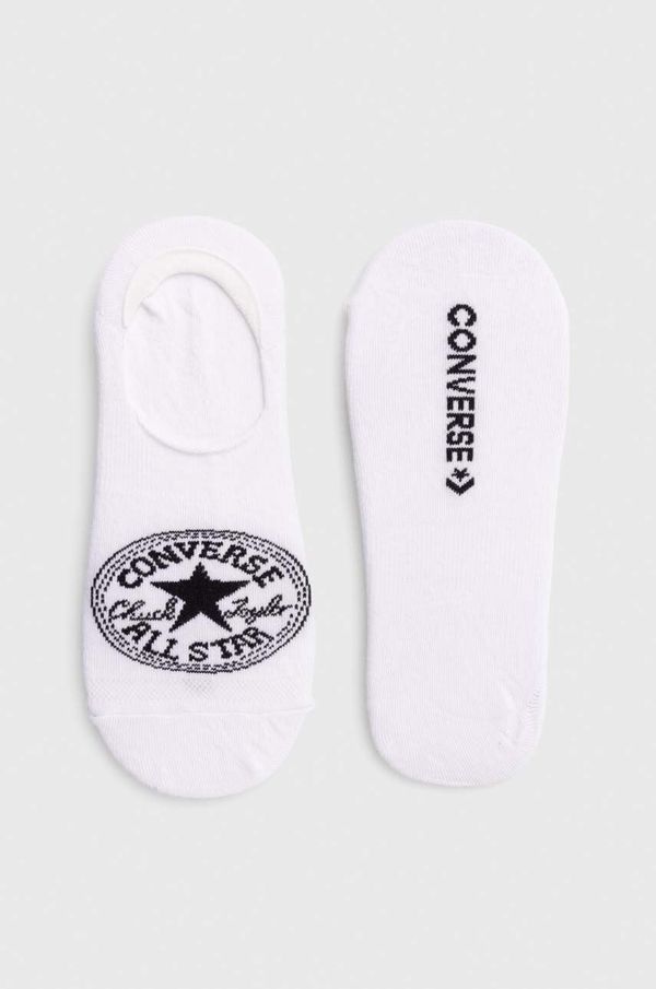 Converse Nogavice Converse 2-pack bela barva