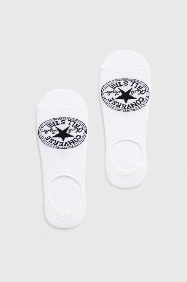 Converse Nogavice Converse 2-pack bela barva