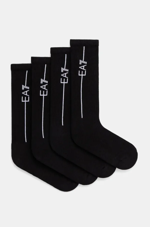 EA7 Emporio Armani Nogavice EA7 Emporio Armani črna barva, CC999.246002