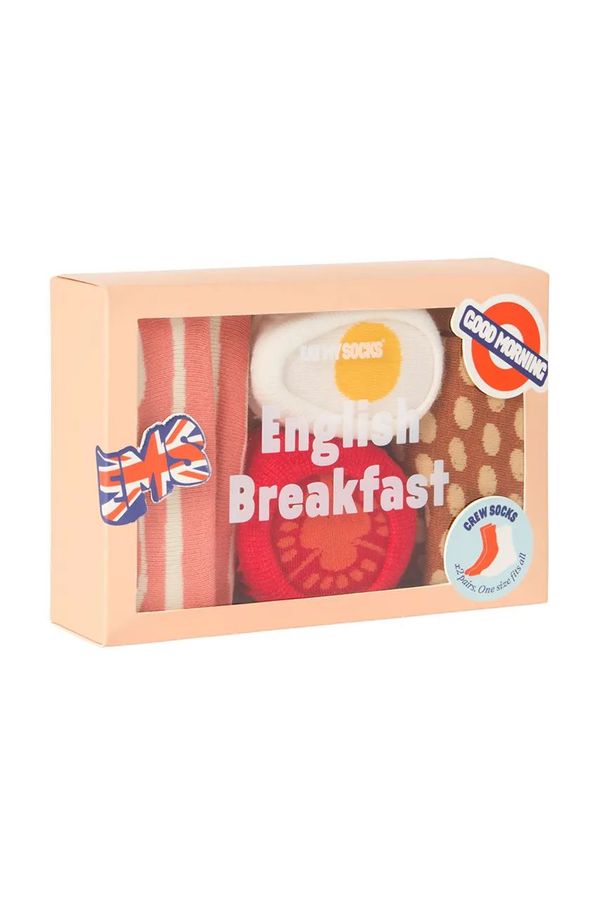 Eat My Socks Nogavice Eat My Socks English Breakfast 2-pack