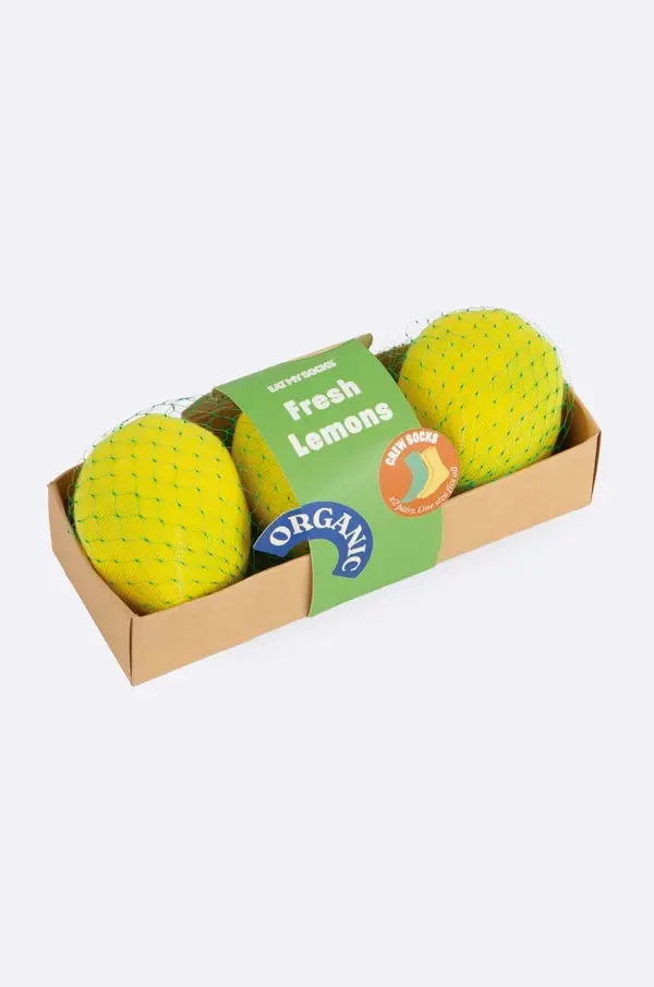 Eat My Socks Nogavice Eat My Socks Fresh Lemons 2-pack