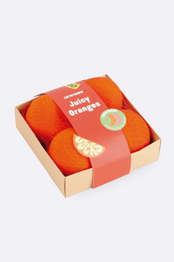 Eat My Socks Nogavice Eat My Socks Juicy Oranges 2-pack