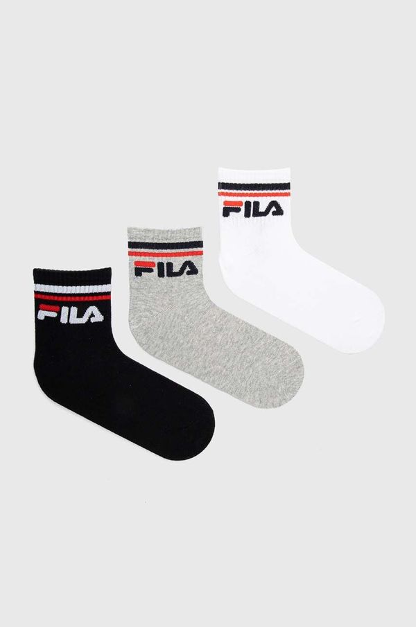 Fila Nogavice Fila 3-pack bela barva