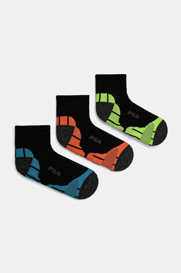 Fila Nogavice Fila 3-pack črna barva, F1615