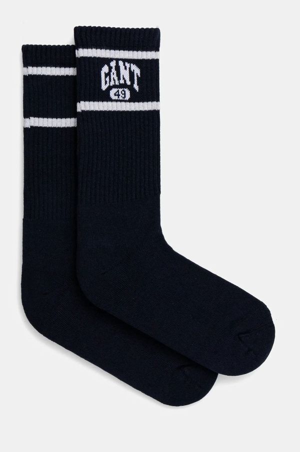 Gant Nogavice Gant mornarsko modra barva, 9960324