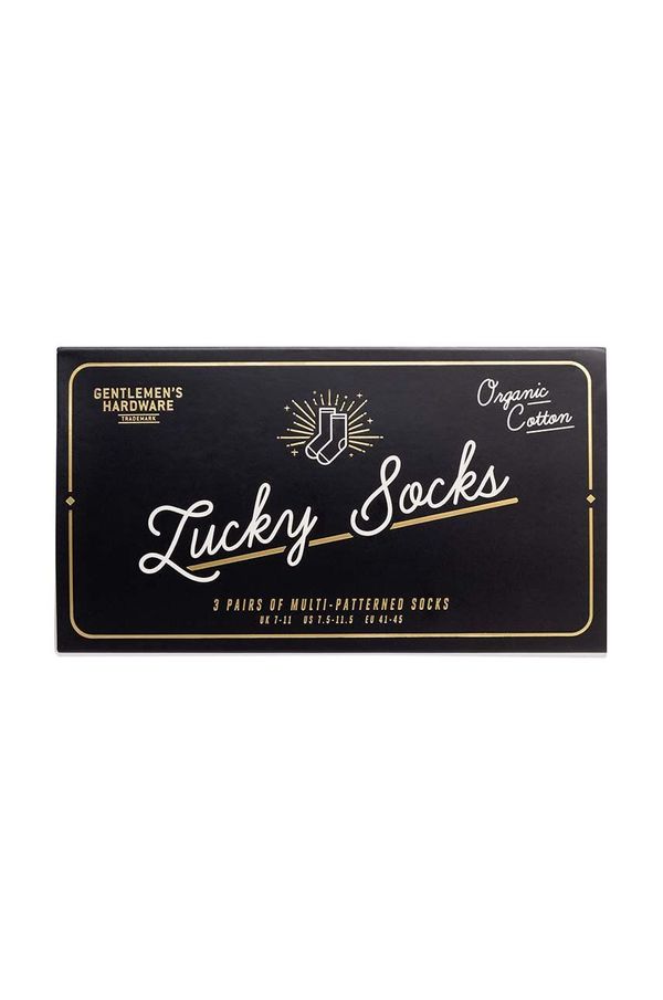 Gentlemen's Hardware Nogavice Gentlemen's Hardware Lucky Socks 3-pack