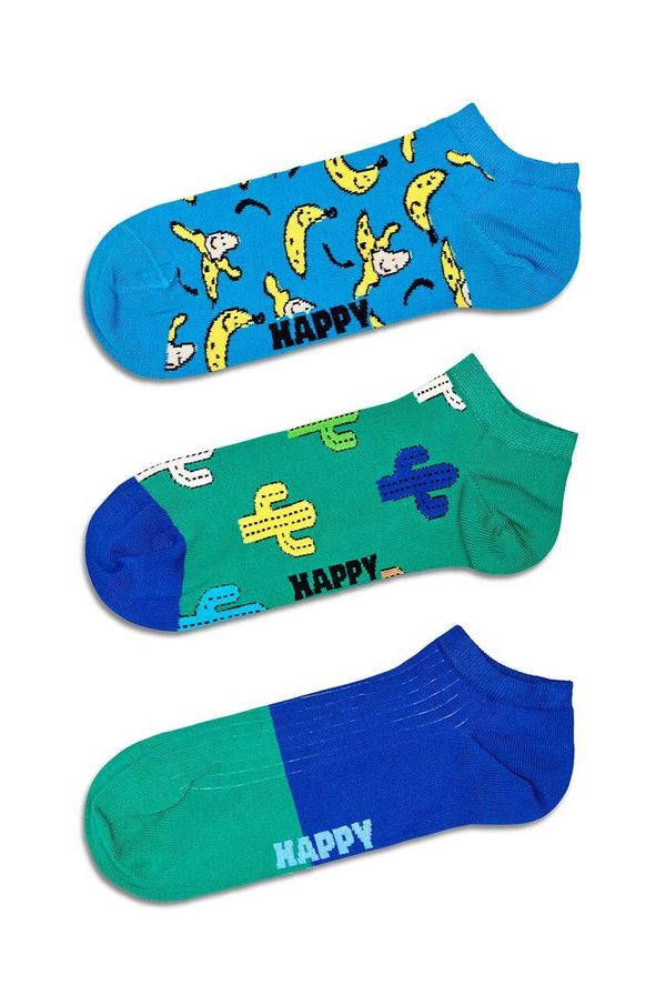 Happy Socks Nogavice Happy Socks Banana Low Socks 3-pack